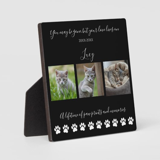 Pootafdrukken & Herinneringen - Op Maat Gemaakte H Fotoplaat (Voorkant)