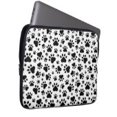 Pootafdrukken Laptophoes Laptop Sleeve (Voorkant Rechts)