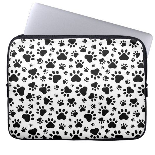 Pootafdrukken Laptophoes Laptop Sleeve (Voorkant)