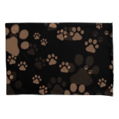 Pootafdrukken Patroon Kussensloop (Voorkant-Links)