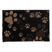 Pootafdrukken Patroon Kussensloop (Voorkant-Rechts)