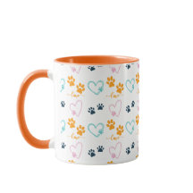 Pootafdrukken Schattige Hond Liefhebber 