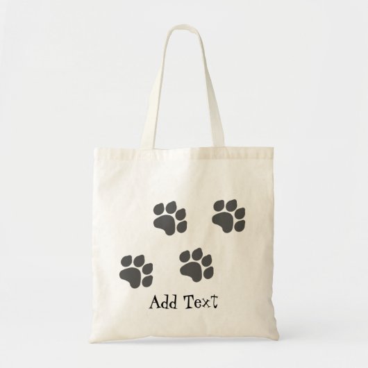Pootafdrukken Tote Bag (Voorkant)