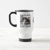 Pootafdrukken van de Beste Kattenmoeder ter Wereld Reisbeker (Links)