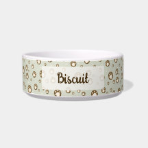 Pootafdrukkoekjes Lichtgroen Patroon Monogram
