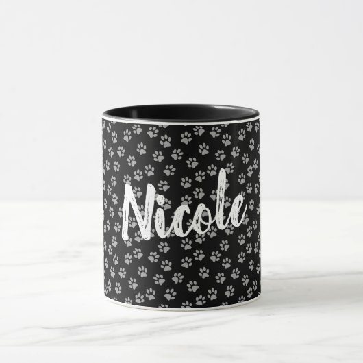 Pootafdrukmok met naam mok (Midden)