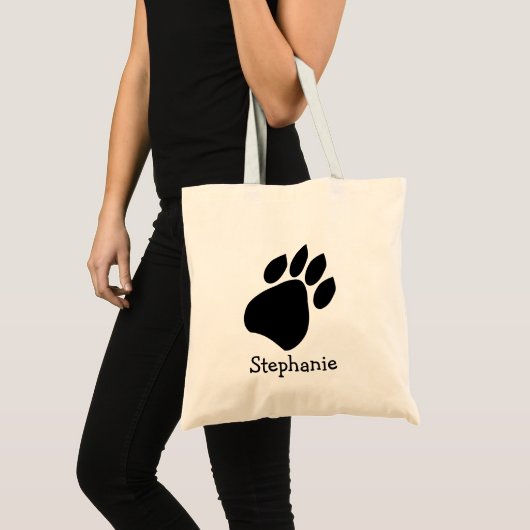 Pootafdrukontwerp Tote Bag (Voorkant (product))