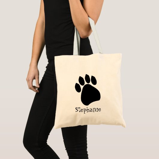 Pootafdrukontwerp Tote Bag (Voorkant (product))