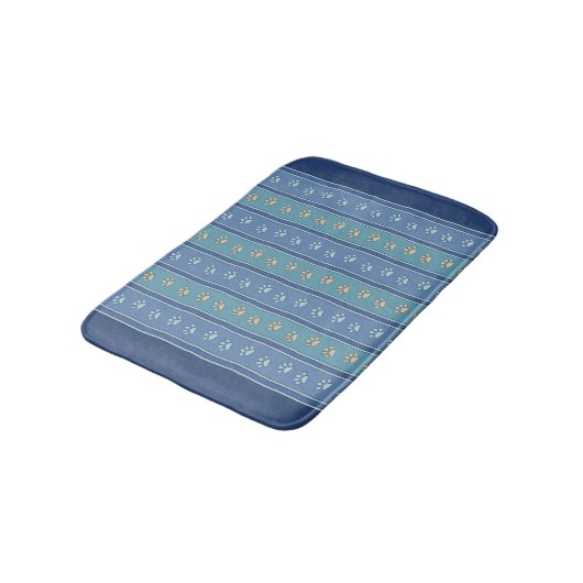 Pootafdrukpatroon Badmat (Gekanteld)