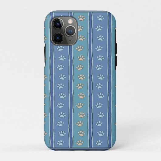 Pootafdrukpatroon Case-Mate iPhone Case (Achterkant)