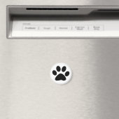 Pootafdrukpatroon Hond Moeder Vader Kerst Geschenk Magneet (Insitu (Vaatwasser))