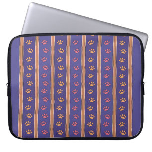 Pootafdrukpatroon Laptop Sleeve