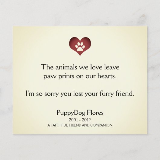 pootdruk op je hart - petverliessenkaart (Achterkant)