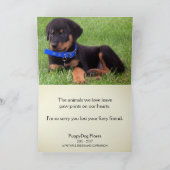 pootdruk op je hart - petverliessenkaart kaart (Binnen)