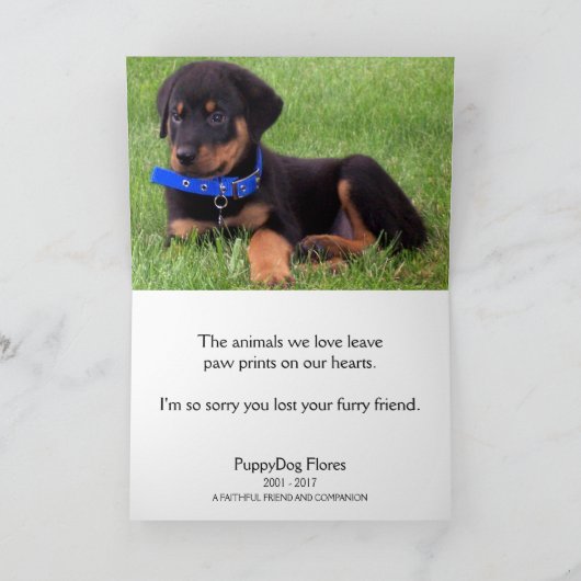 pootdruk op je hart - petverliessenkaart kaart (Binnen)