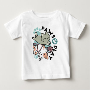 Pooten en Spelen – Schattige Kat Illustratie