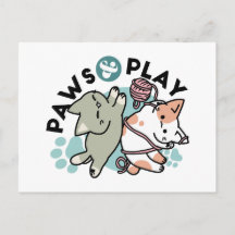 Pooten en Spelen – Schattige Kat Illustratie