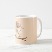Pootje vanille koffiemok (Voorkant rechts)