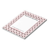 Pootjes en Botten Hondenoppas Hondentrimmer Notitieblok (Linkerzijde)