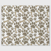 Pootjes en Botten stijl afdrukken Cadeaupapier (Vlak)