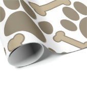 Pootjes en Botten stijl afdrukken Cadeaupapier (Rol Hoek)