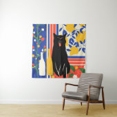 Pootjes en patronen wandkleed (In situ)