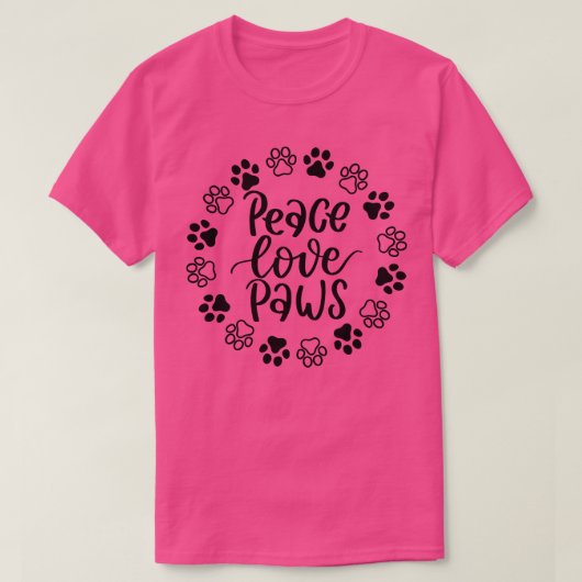 Pootjes grappig hond of kat eigenaar ontwerp voor t-shirt (Design voorkant)