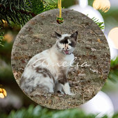 Pootjes in onze harten Foto Huisdier Memorial, Cus Keramisch Ornament