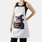 Pootjes van mijn drankje, Kawaii Halloween Witch C Schort (Insitu)