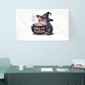 Pootjes van mijn drankje, Kawaii Halloween Witch C Spandoek (Beurs)