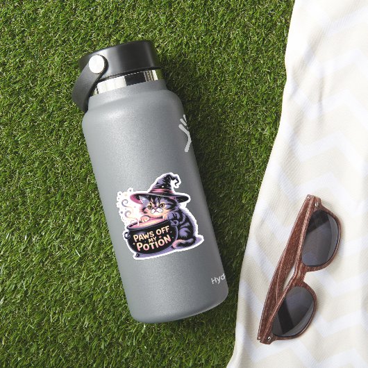Pootjes van mijn drankje, Kawaii Halloween Witch C Sticker (HydroFlask Insitu)