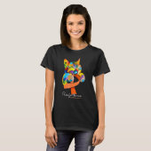 Pootjes Voor De Genezing Kat Multiple Sclerose Bew T-shirt (Voorkant volledig)