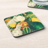  pootpastekunst, gemengde golfslag bier onderzetter (Linkerzijde)