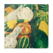  pootpastekunst, gemengde golfslag tegeltje (Voorkant)