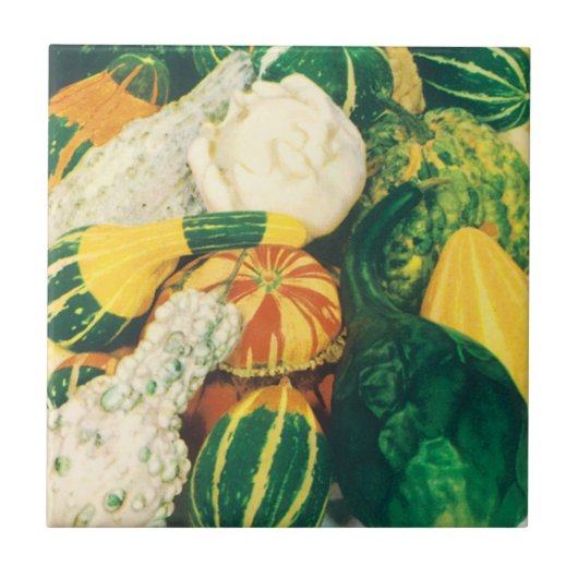  pootpastekunst, gemengde golfslag tegeltje (Voorkant)