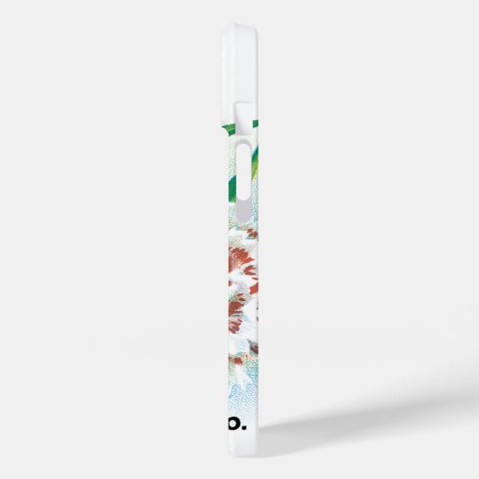  pootpastekunst, Pinks carnenbloemen Case-Mate iPhone Case (Achterkant / Links)