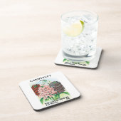  pootpastekunst, tuinbouwers bier onderzetter (Rechterzijde)