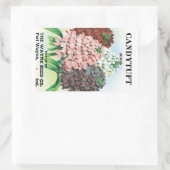 pootpastekunst, tuinbouwers rechthoekige sticker (Tas)