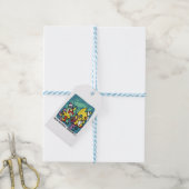 Pootpositief Vreselijk | Monsterse Katten Hallowee Cadeaulabel (Met Touw)