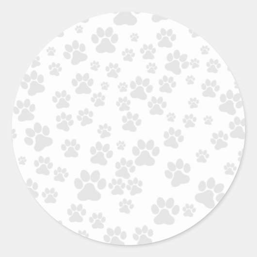  pootprintsticker ronde sticker (Voorkant)