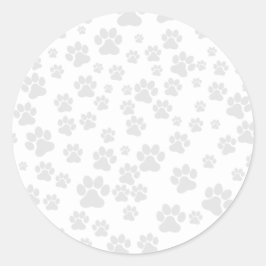  pootprintsticker ronde sticker