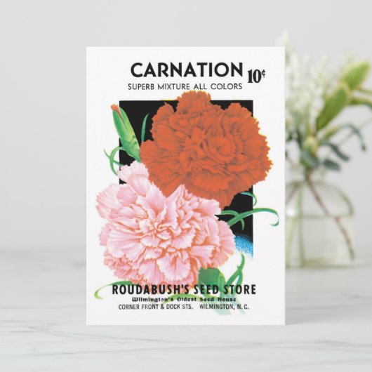  pootverpakkingslabelkunst, volkbloemen (Staand voorkant)