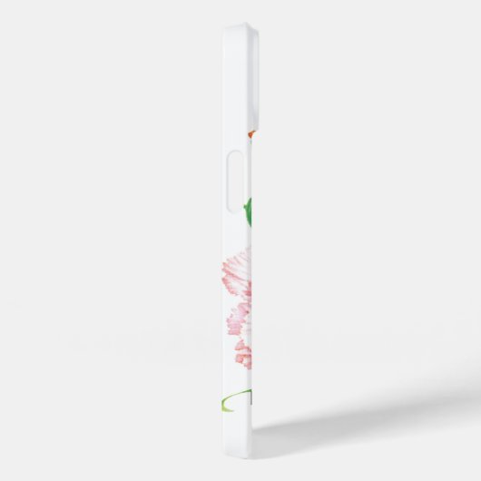  pootverpakkingslabelkunst, volkbloemen Case-Mate iPhone case (Achterkant / Rechts)