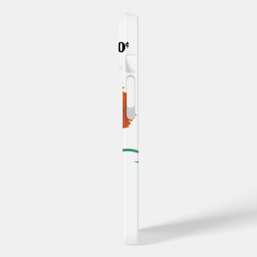  pootverpakkingslabelkunst, volkbloemen Case-Mate iPhone case (Achterkant / Links)