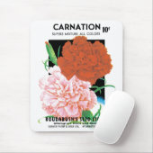  pootverpakkingslabelkunst, volkbloemen muismat (Met muis)