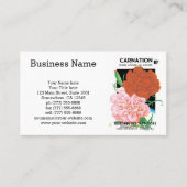  pootverpakkingslabelkunst, volkbloemen visitekaartje (Voorkant)