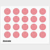 POOTZITIVITEIT RONDE STICKER (Vel)
