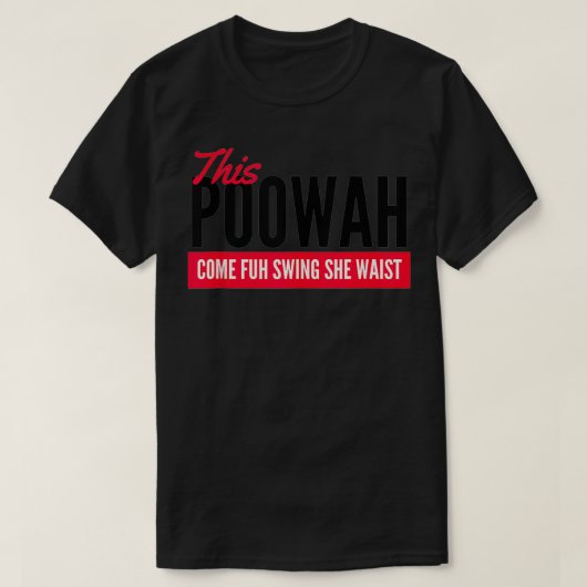 POOWAH Chutney Lover and Dance T-shirt (Design voorkant)