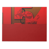 Pop 2015 Ram Sheep Goat Year - Notitieblok (Voorkant)