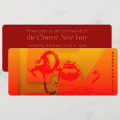 Pop 2015 Ram Sheep Goat Year - Uitnodiging (Voorkant / Achterkant)